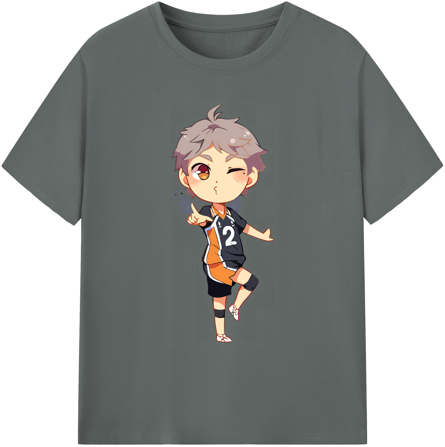 （画像用） ハイキュー!! Haikyu!! 綿100％ メンズ半袖Tシャツ｜肌触りやわらか＆通気性